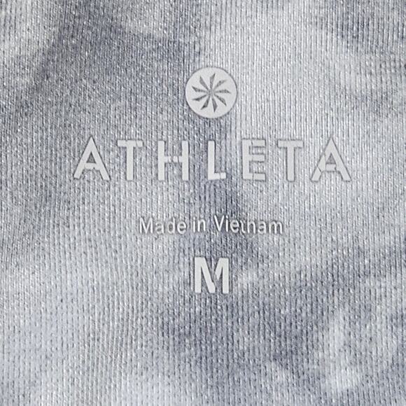 Athleta Chaturanga Full Length Leggings Tie Dye Gray Cloud Super Soft Size M - Picture 3 of 6